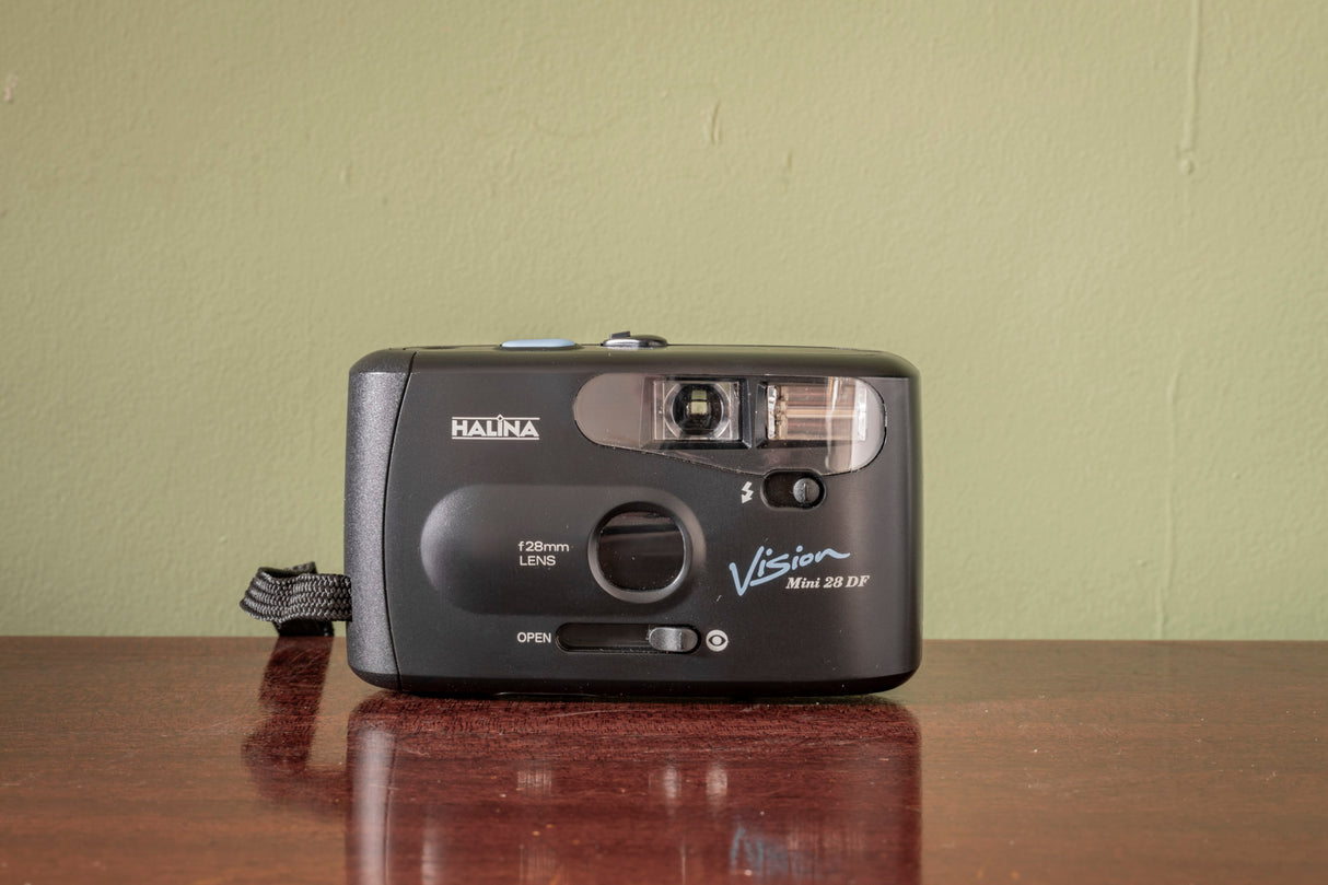 Boxed Halina Vision Mini 28 35mm Point and Shoot Film Camera