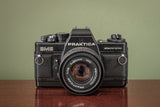 STUNNING Praktica BMS 35mm Film Camera + Pentacon 50mm F1.8 Lens