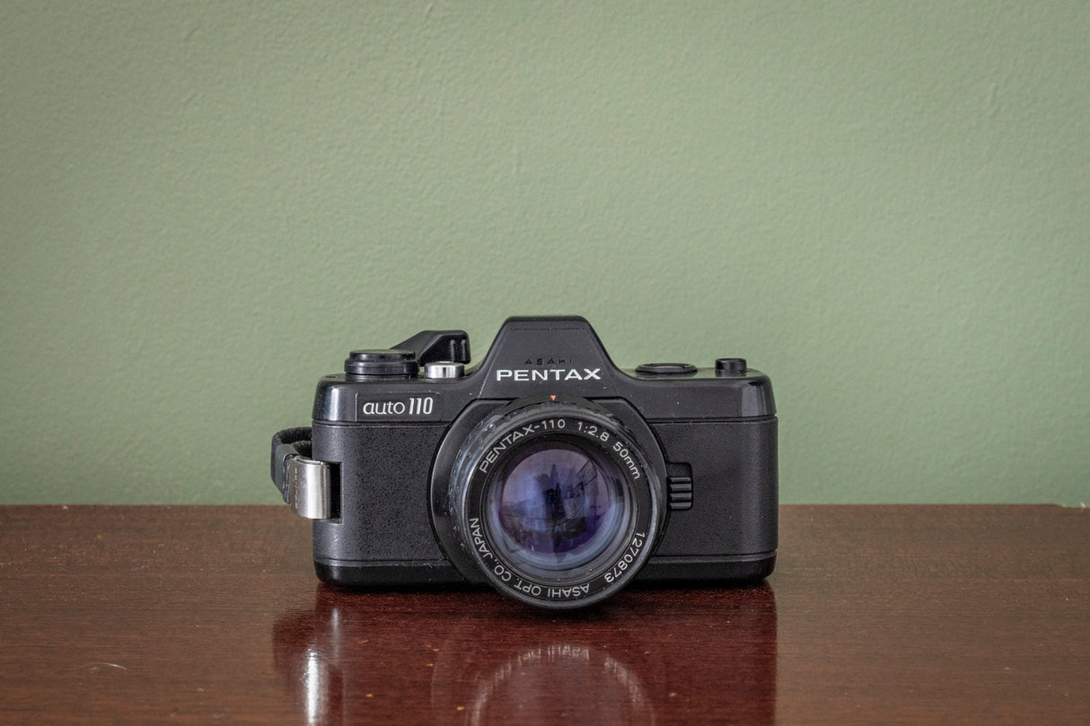 Pentax Auto 110mm Film Camera with Pentax 50mm F2.8 Lens