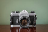 Stunning ASAHI Pentax Spotmatic 35mm SLR Film Camera with 55mm F2 Super Takumar Lens