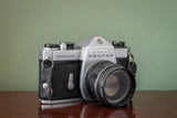 Stunning ASAHI Pentax Spotmatic 35mm SLR Film Camera with 55mm F2 Super Takumar Lens