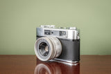 RARE 1960s Yashica Minister III 35mm Rangefinder Film Camera with Yashica 45/2.8mm Lens (Copy)