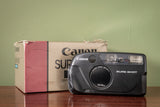 Boxed Canon Sure Shot 35mm Point and Shoot Film Camera