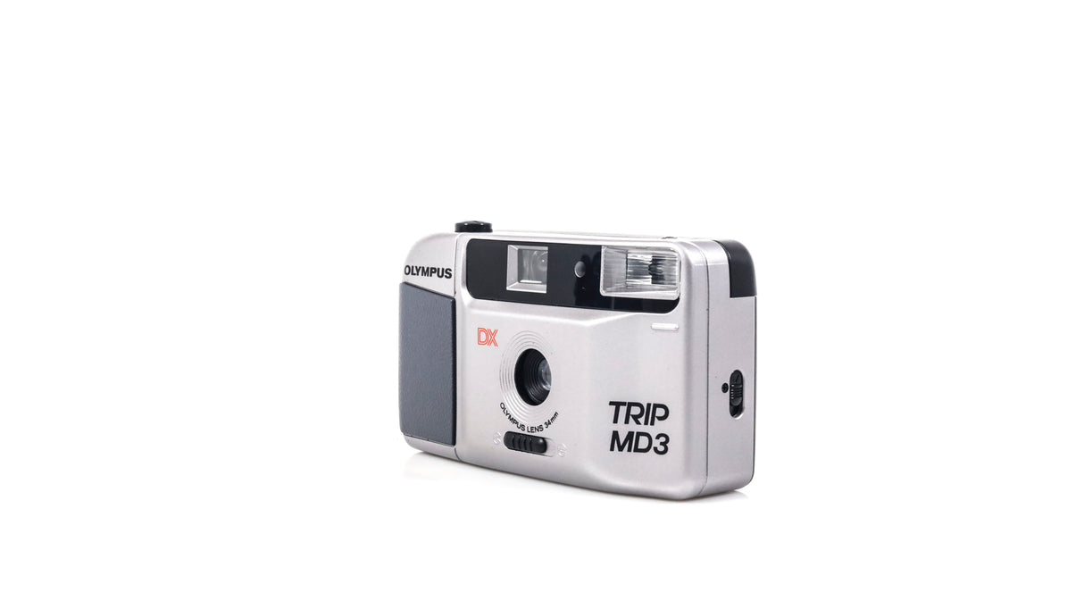 Ex-Display Olympus Trip MD3 35mm Point and Shoot Film Camera - Silver