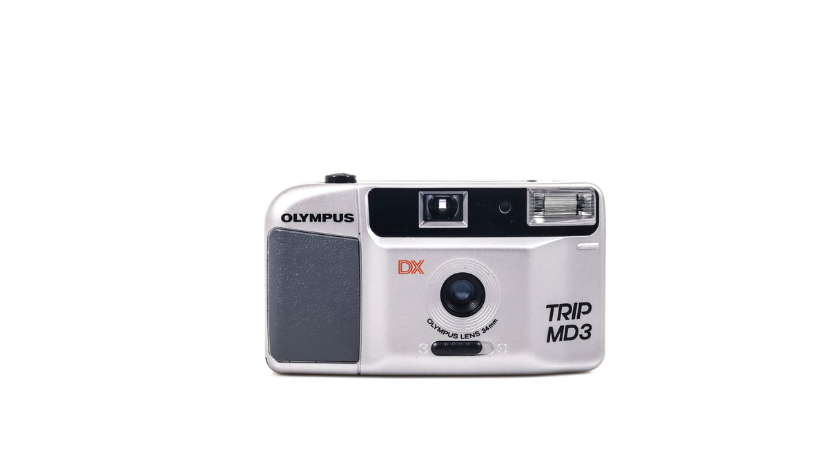 Ex-Display Olympus Trip MD3 35mm Point and Shoot Film Camera - Silver