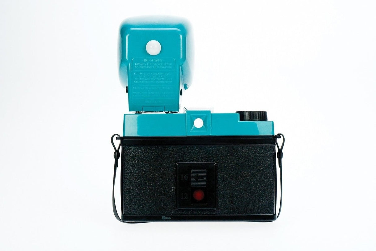 BRAND NEW Lomography Lomo Diana (Black/Blue) 35mm Mini Camera and Flash