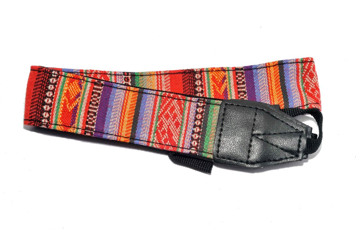 Multicoloured Vintage Style Camera Strap